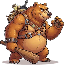 Teddy bear (not unlocked yet) : Pet that fights by your side: 70 HP, 8 damage. Rank 1/3. Teddy bear