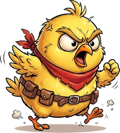 Chick : Pet that fights by your side: 20 HP, 3 damage. Rank 1/3. Chick