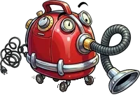 Vacuum cleaner (not unlocked yet) : Ridiculous weapon, 8 damage, +10% parry. Vacuum cleaner