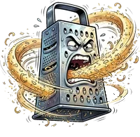 Parmesan storm (not unlocked yet) : Ridiculous weapon, 8 damage, also hits the opponent's pets, lowers the opponent's accuracy. Parmesan storm