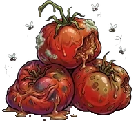 Rotten tomatoes (not unlocked yet) : Throwing weapon, 6 damage, lowers the opponent's accuracy, can be used 3 times. Rotten tomatoes