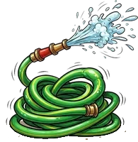 Garden hose (not unlocked yet) : Long weapon, 7 damage, can scare off a pet (30%). Garden hose