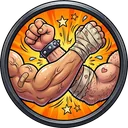 Folded arms (not unlocked yet) : +12% parry. Folded arms
