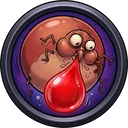 Giant tick (not unlocked yet) : Heals a little on each hit. Giant tick