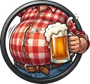 Beer belly : +25% HP. Beer belly